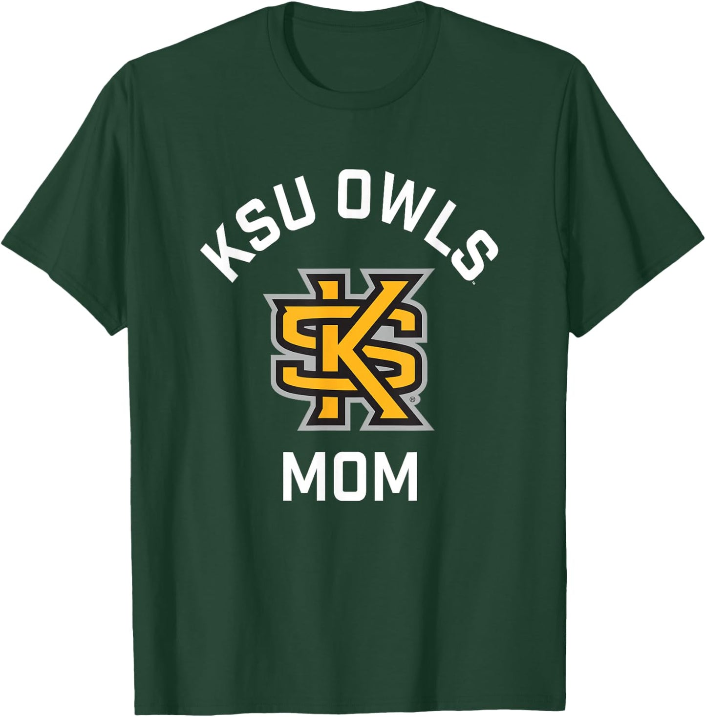 Kennesaw State University Owls Arched Mom T-Shirt - T-Shirt | Forest