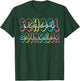Retro School Counselor Counseling Teacher Appreciation T-Shirt - T-Shirt | Forest