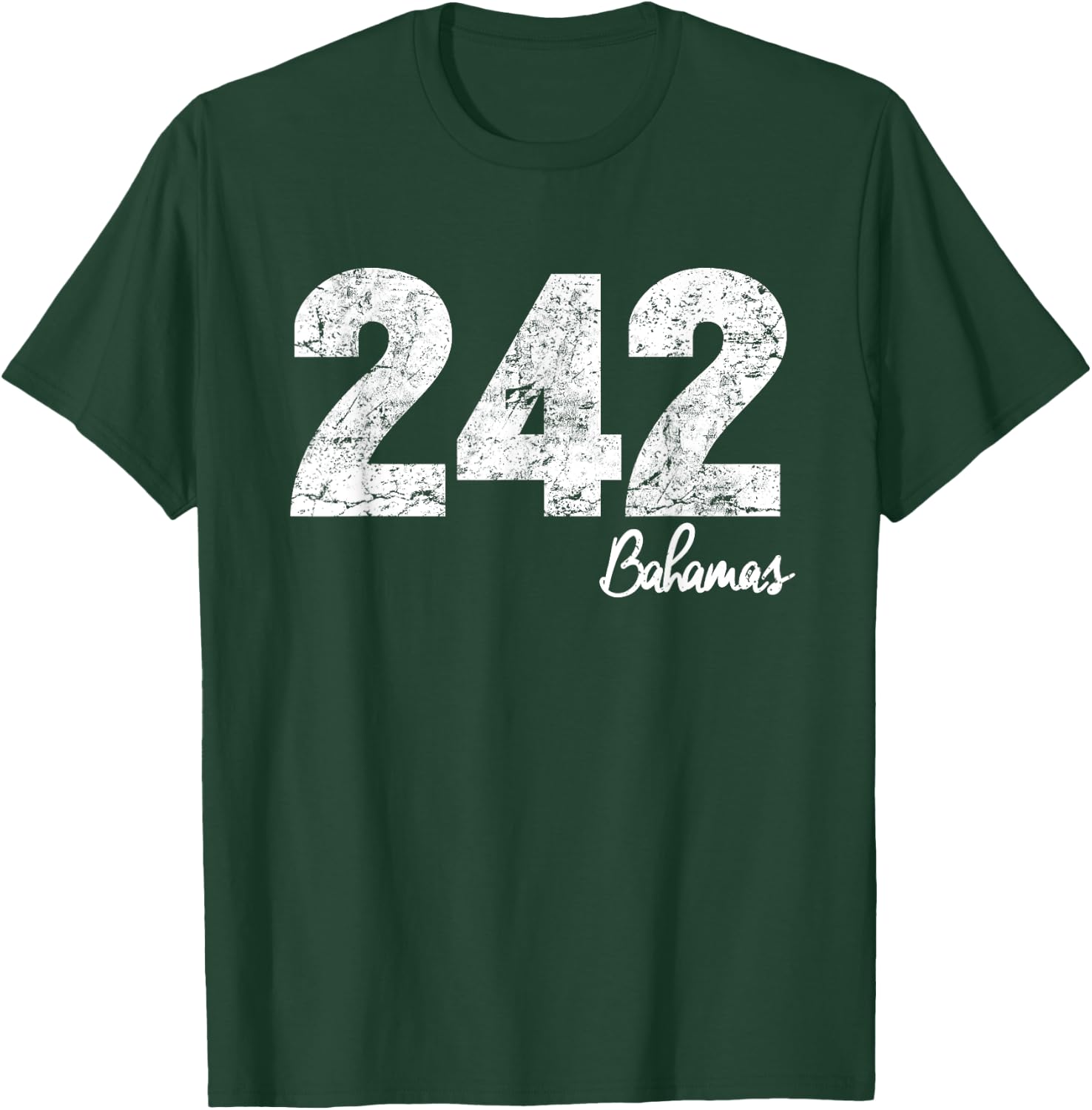 Bahamas 242 Area Code! Proud Bahamian T-Shirt - T-Shirt | Forest