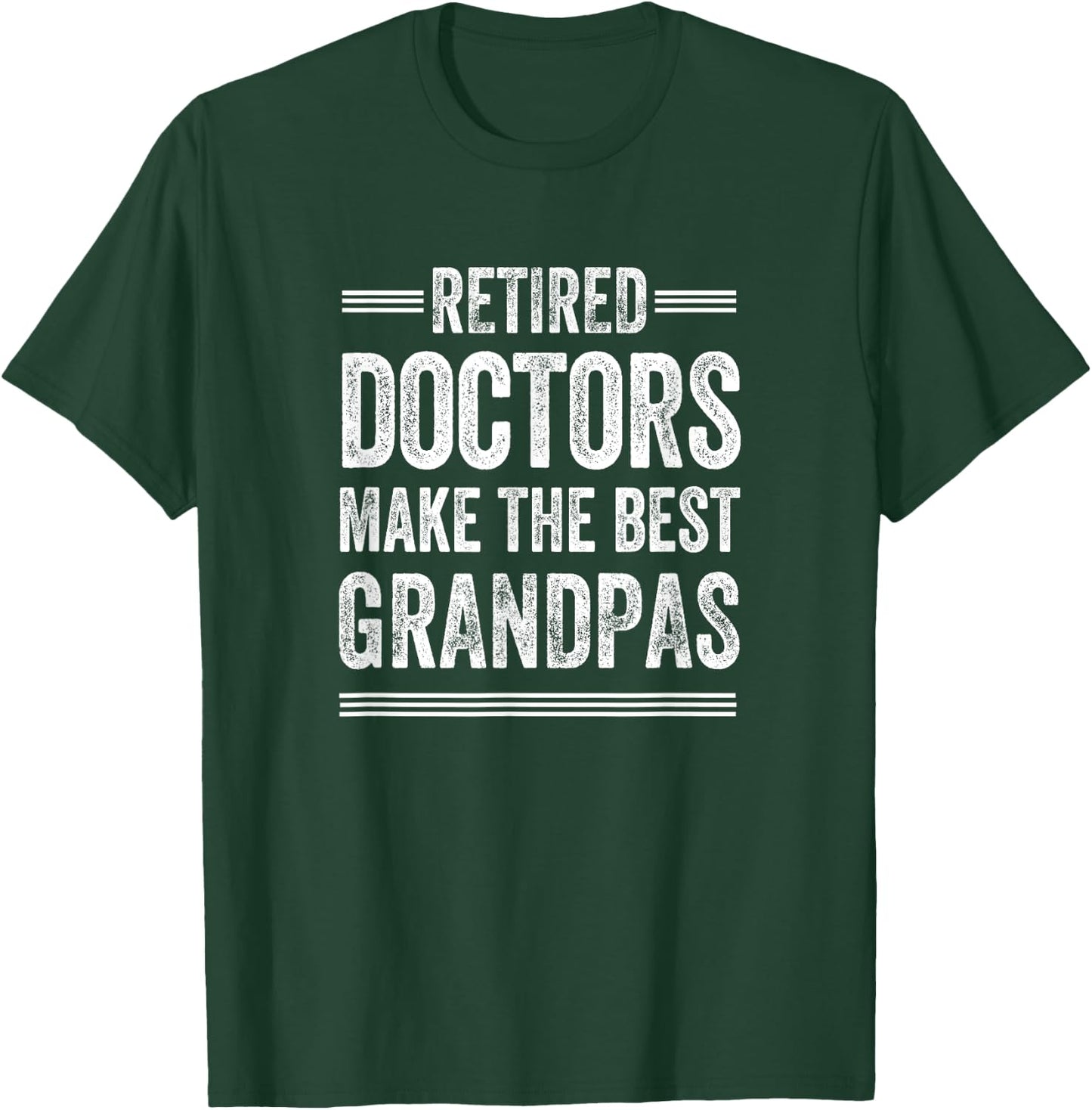 Pensioner Grandpa Doctor MD Retirement Gift Dad T-Shirt - T-Shirt | Forest