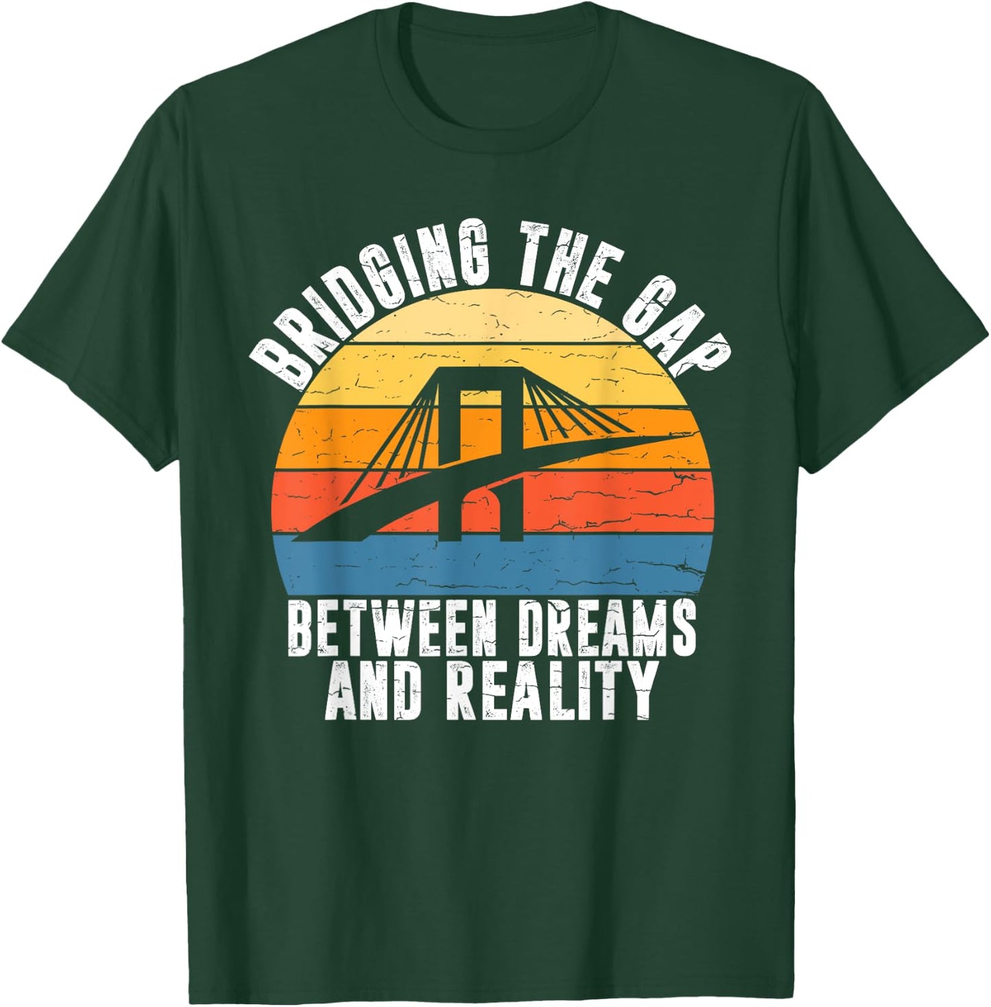 Bridging the Gap Structural Engineer T-Shirt - T-Shirt | Forest