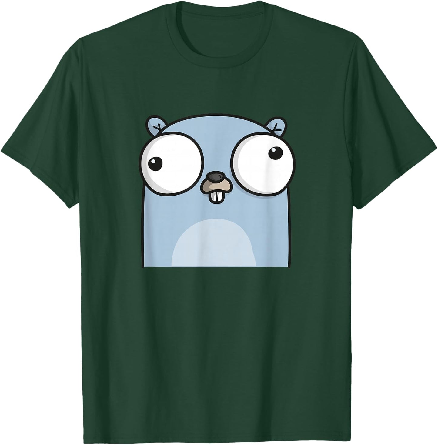 Golang Gopher Programmer T-Shirt - T-Shirt | Forest