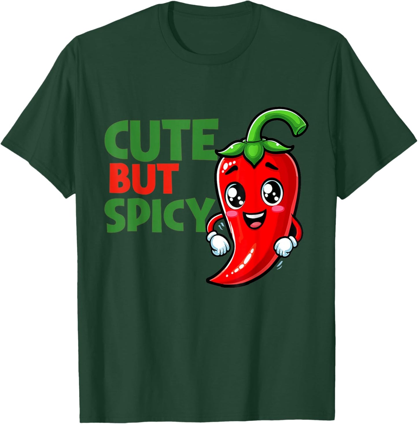 Funny Cute But Spicy Cute Chili Baby Girl Boy T-Shirt - T-Shirt | Forest