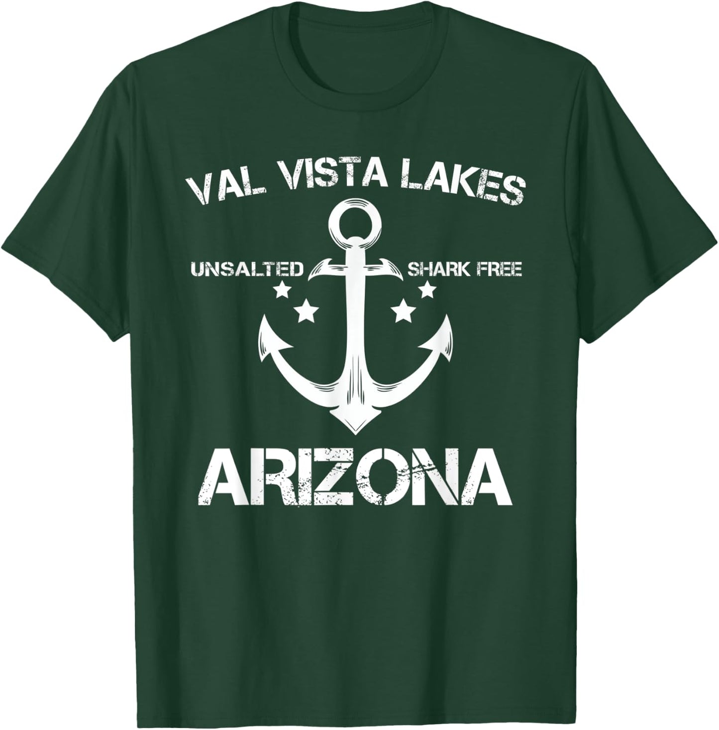 VAL VISTA LAKES ARIZONA Funny Fishing Camping Summer Gift Women Kids T-Shirt - T-Shirt | Forest