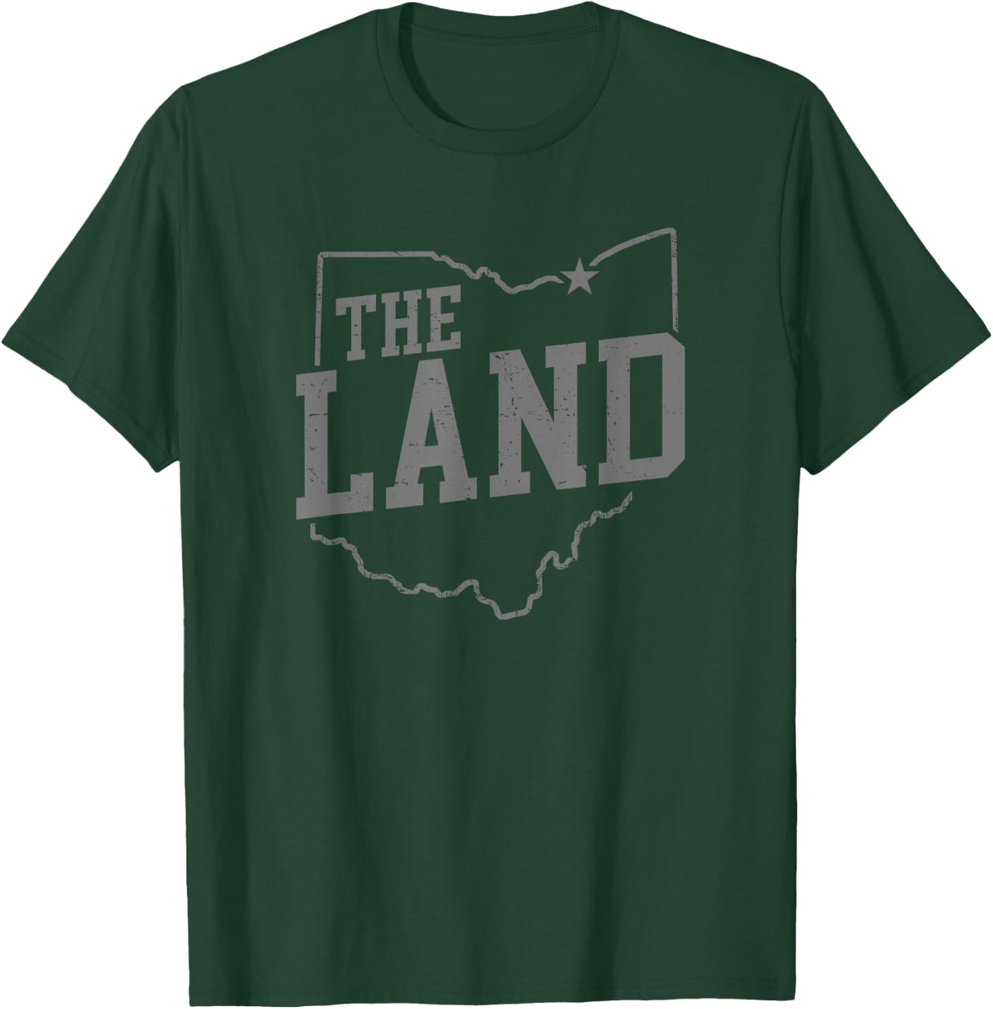 Retro The Land Cleveland Ohio - Classic Throwback Souvenir T-Shirt - T-Shirt | Forest