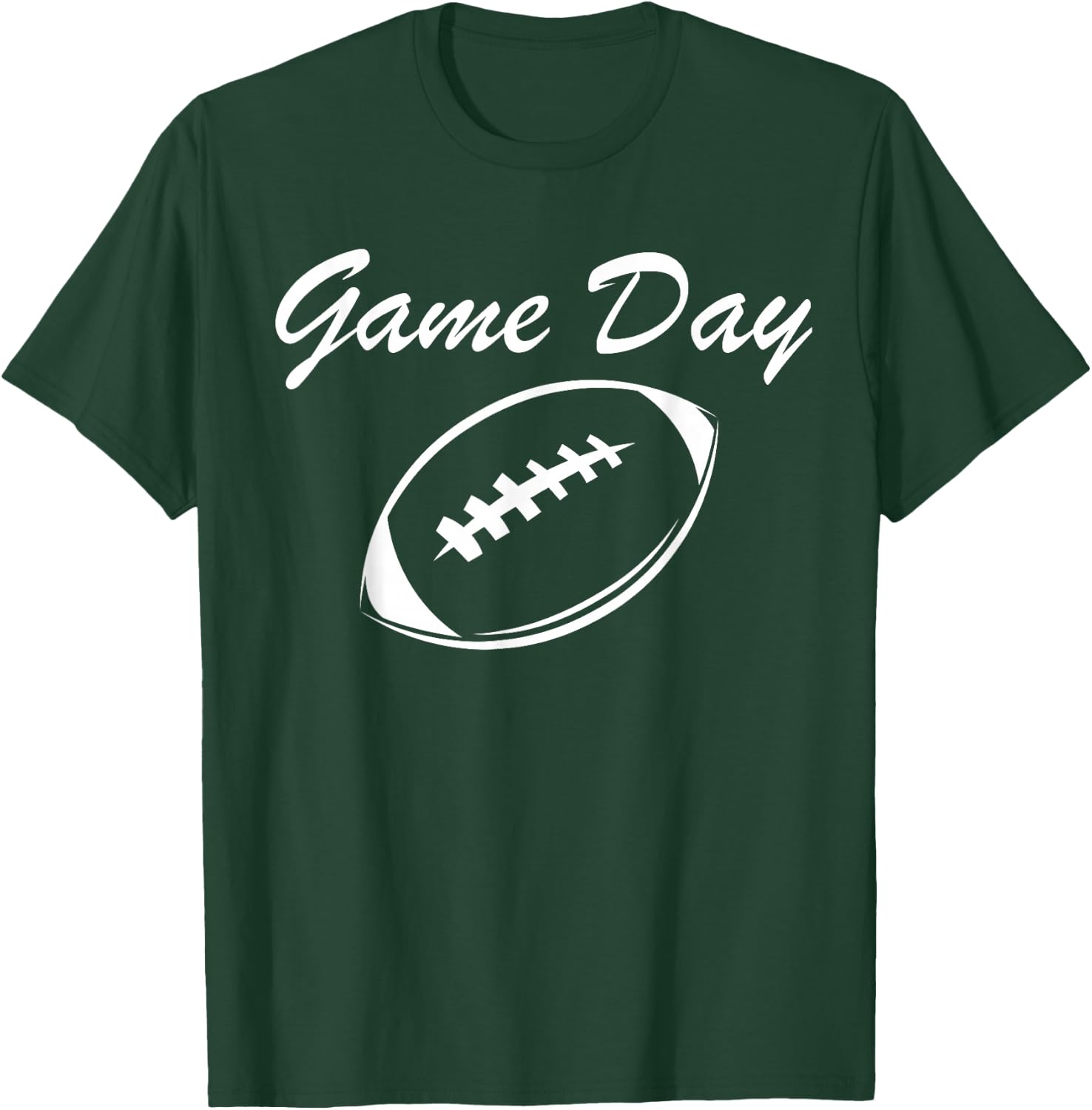 Game Day Football Shirts Cute Girls Kids Toddler T-Shirt - T-Shirt | Forest