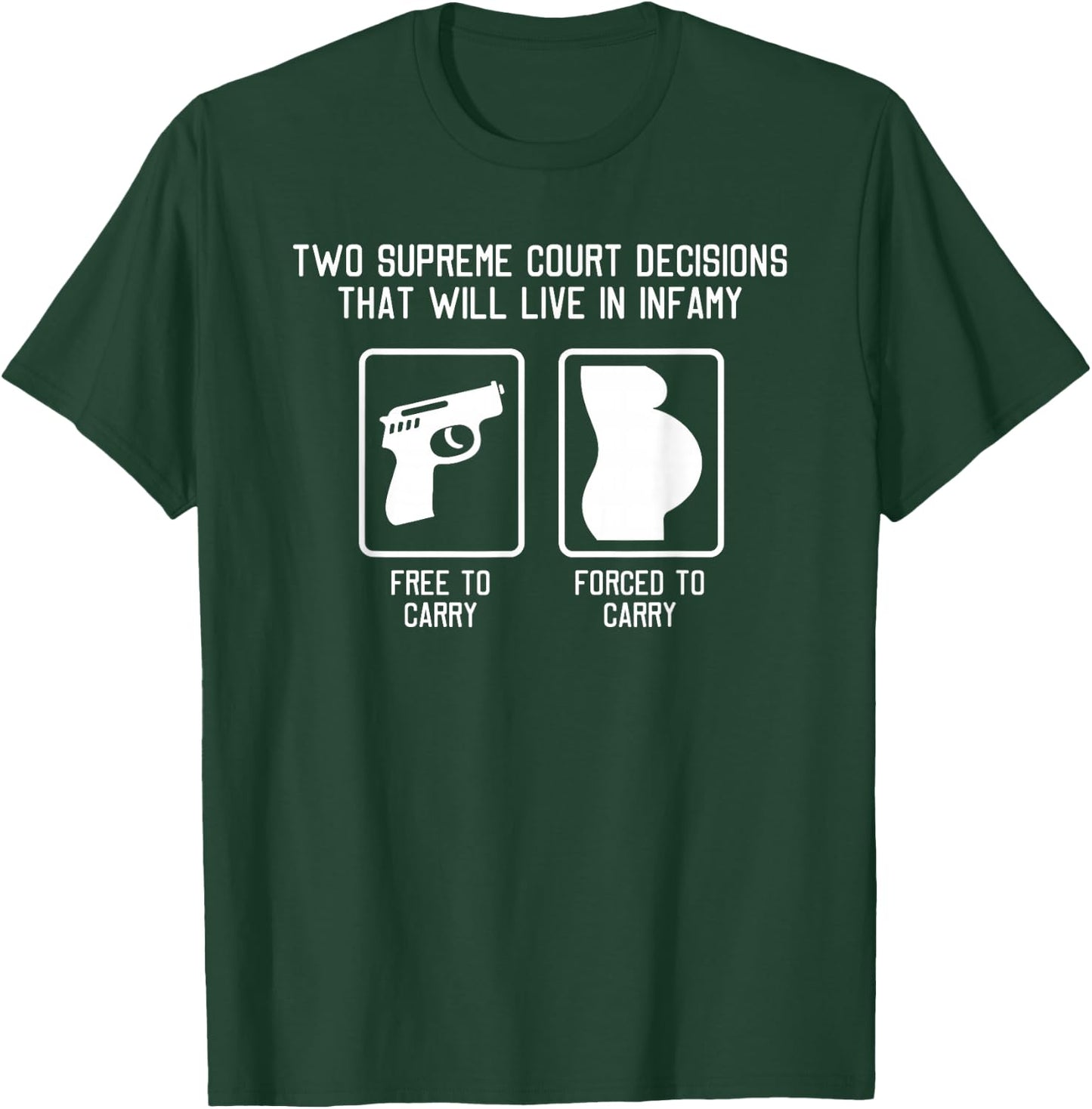 Supreme Court Decisions SCOTUS T-Shirt - T-Shirt | Forest