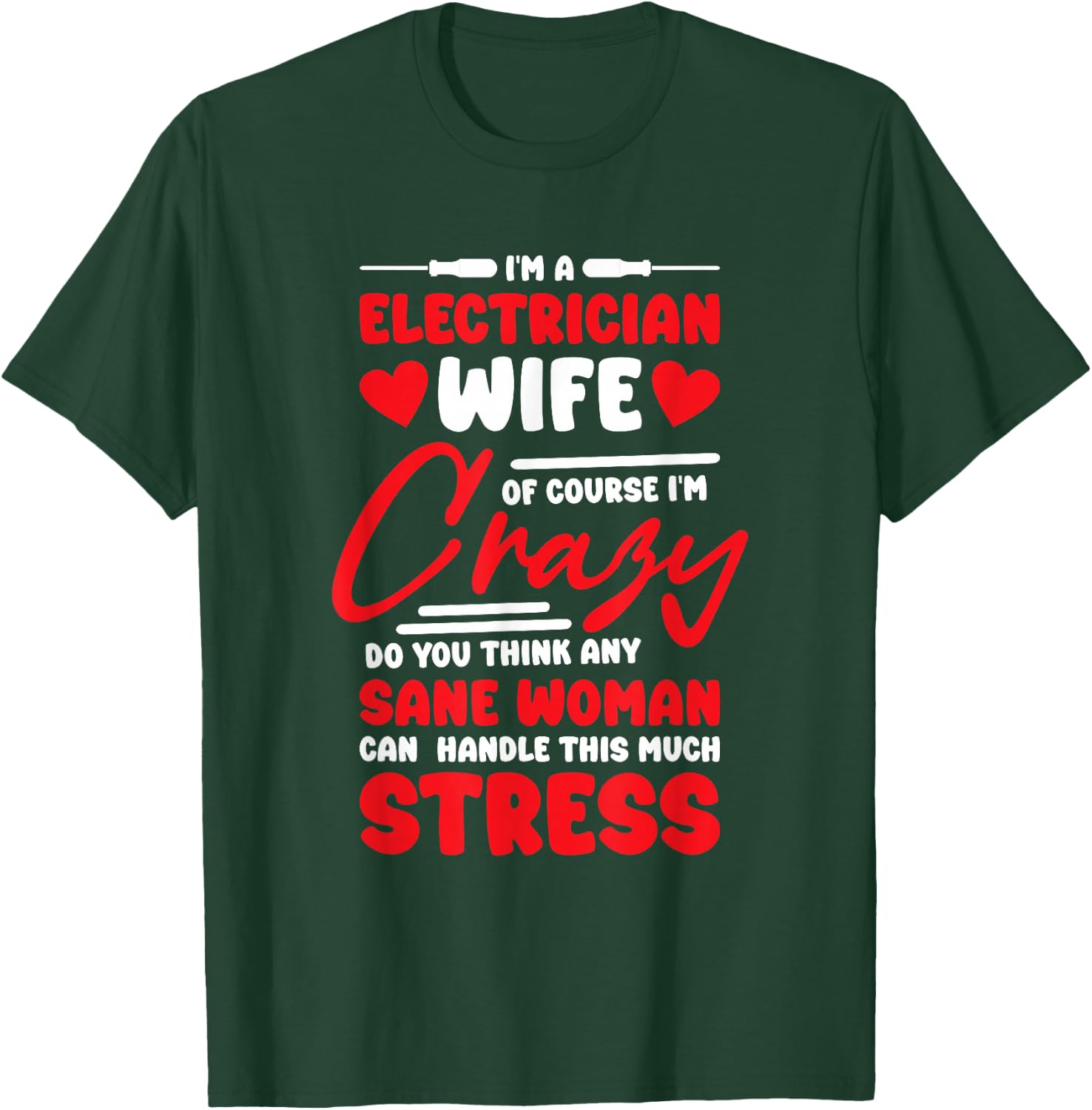 Electrical Engineering Worker Husband Electrician Wife Girlfriend - Women's Black Short Sleeve Modern Classic Unique Design in Electrical Engineering, Small T-Shirt - T-Shirt | Forest