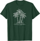 Copacabana Palm Tree Rio de Janeiro Brazil Beach Vintage T-Shirt - T-Shirt | Forest