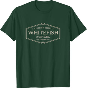 Whitefish Montana | Whitefish MT Scenic T-Shirt - T-Shirt | Forest