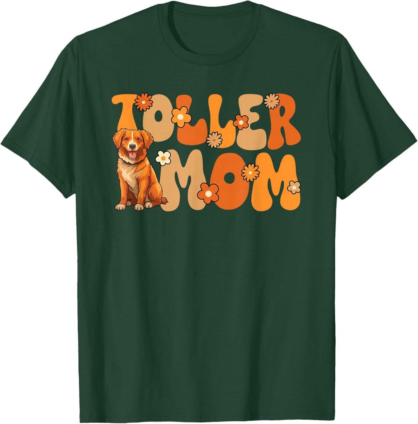 Nova Scotia Duck Tolling Retriever World's Best Toller Mom T-Shirt - T-Shirt | Forest