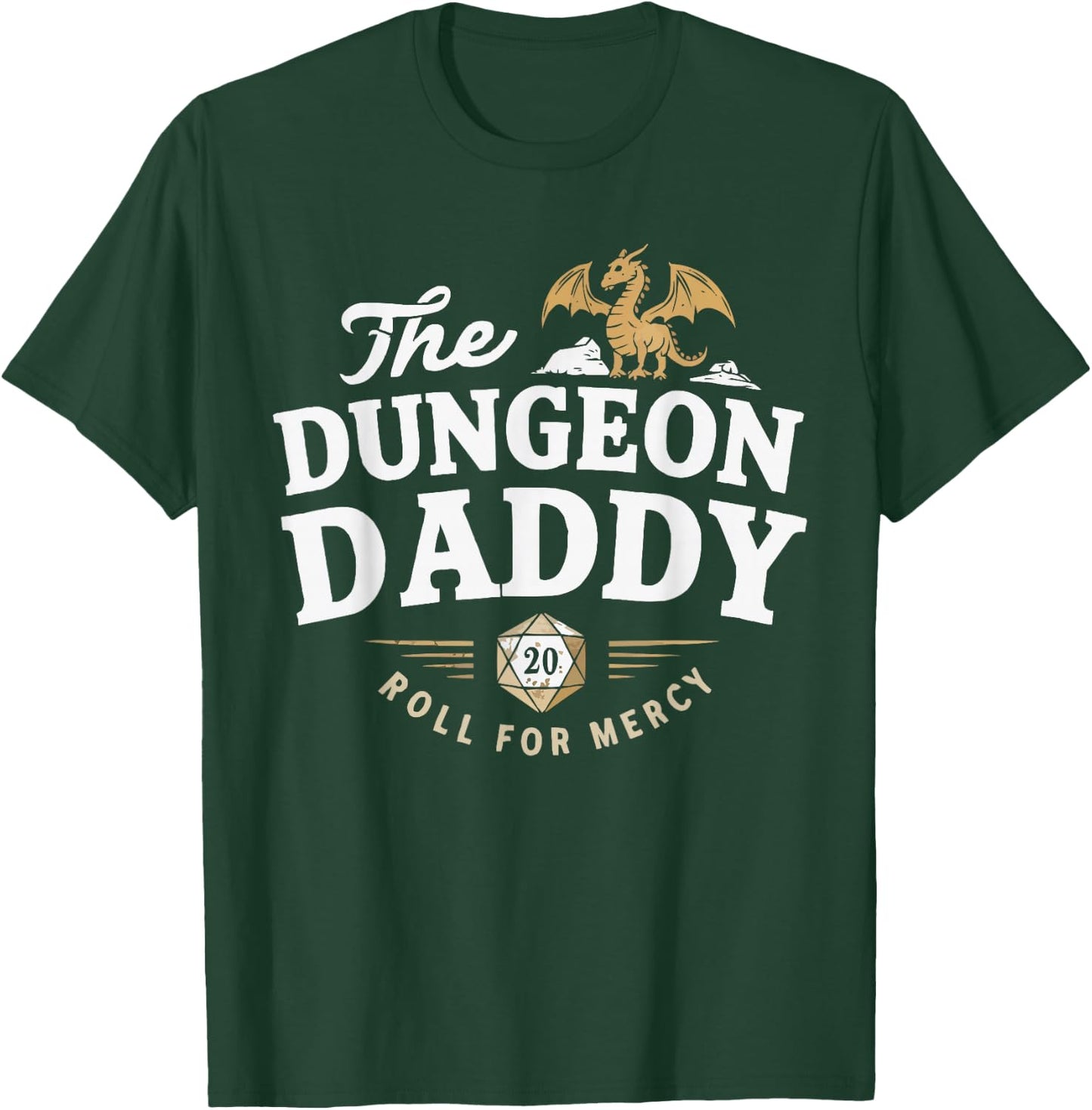Nerdy Dad Gaming Tabletop Games Role Playing Game Funny RPG T-Shirt - T-Shirt | Forest