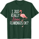 I Just Really Love Flamingos Ok - Cute Flamingo T-Shirt - T-Shirt | Forest