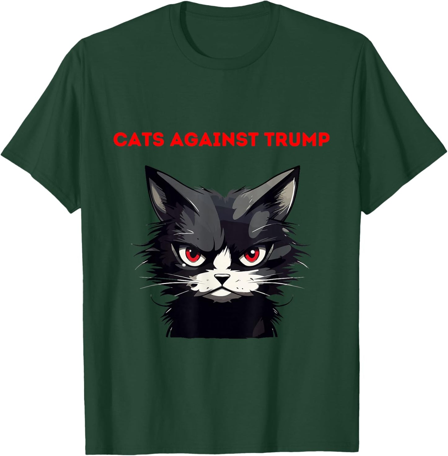 Cats Against Trump Cute Funny Not My President T-Shirt - T-Shirt | Forest