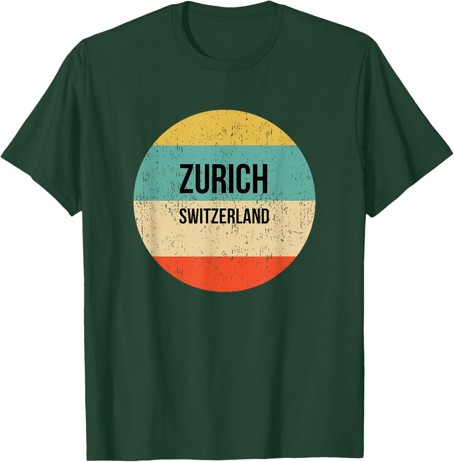 Zurich Switzerland T-Shirt - T-Shirt | Forest