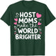 Host Mom Exchange Student Host Family Host Parent , Small, Black T-Shirt - T-Shirt | Forest
