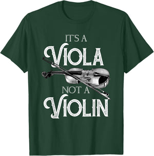 Funny It's A Viola Not A Violin | Cool Musician Lover Gift T-Shirt - T-Shirt | Forest