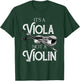 Funny It's A Viola Not A Violin | Cool Musician Lover Gift T-Shirt - T-Shirt | Forest