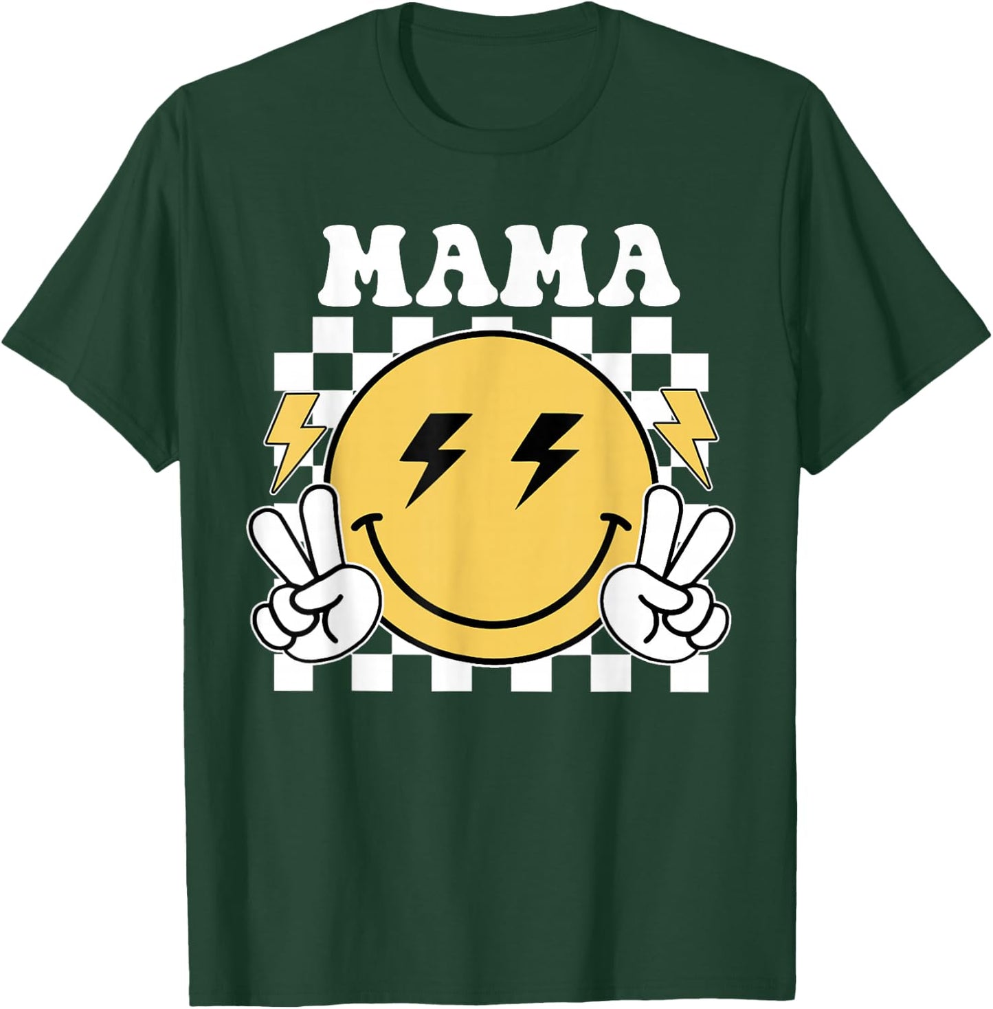 Mama One Happy Dude Birthday Theme Family Matching T-Shirt - T-Shirt | Forest