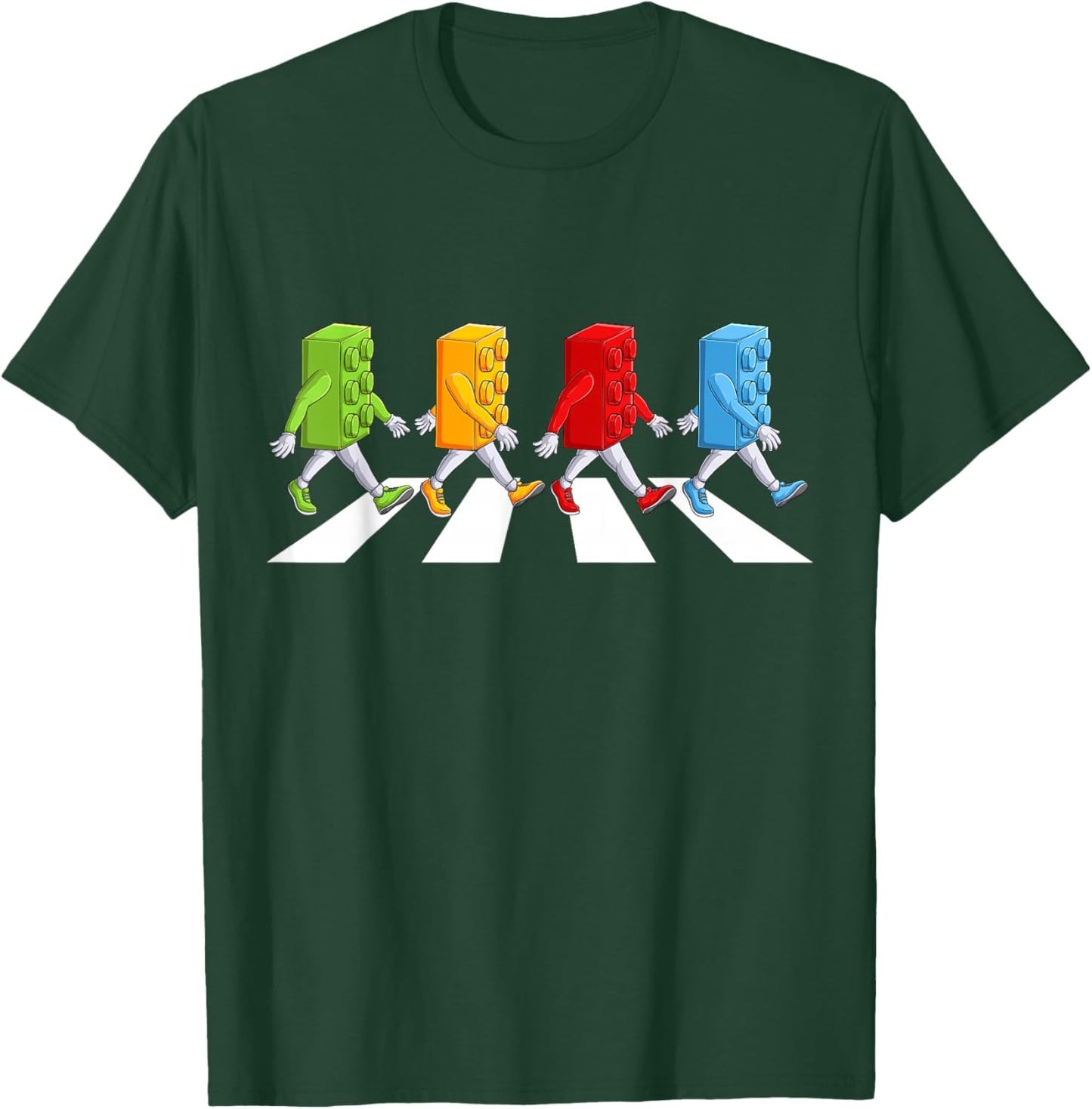 Funny Master Builder Brick Blocks Building Boys Kids Toddler T-Shirt - T-Shirt | Forest