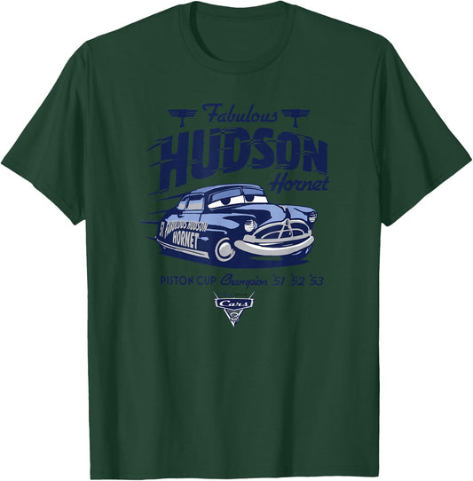 Cars - Fabulous Hudson Hornet T-Shirt - T-Shirt | Forest