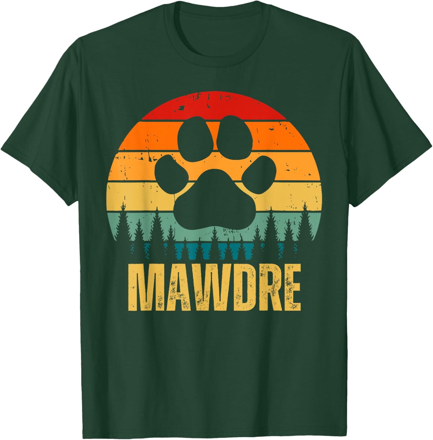 Mawdre Funny Cat Mom Dog Mom Mother's Day For Mom Pun T-Shirt - T-Shirt | Forest