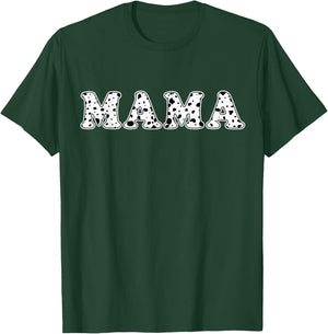 Dalmatian Mama Dalmatian Spots Print Matching Birthday T-Shirt - T-Shirt | Forest