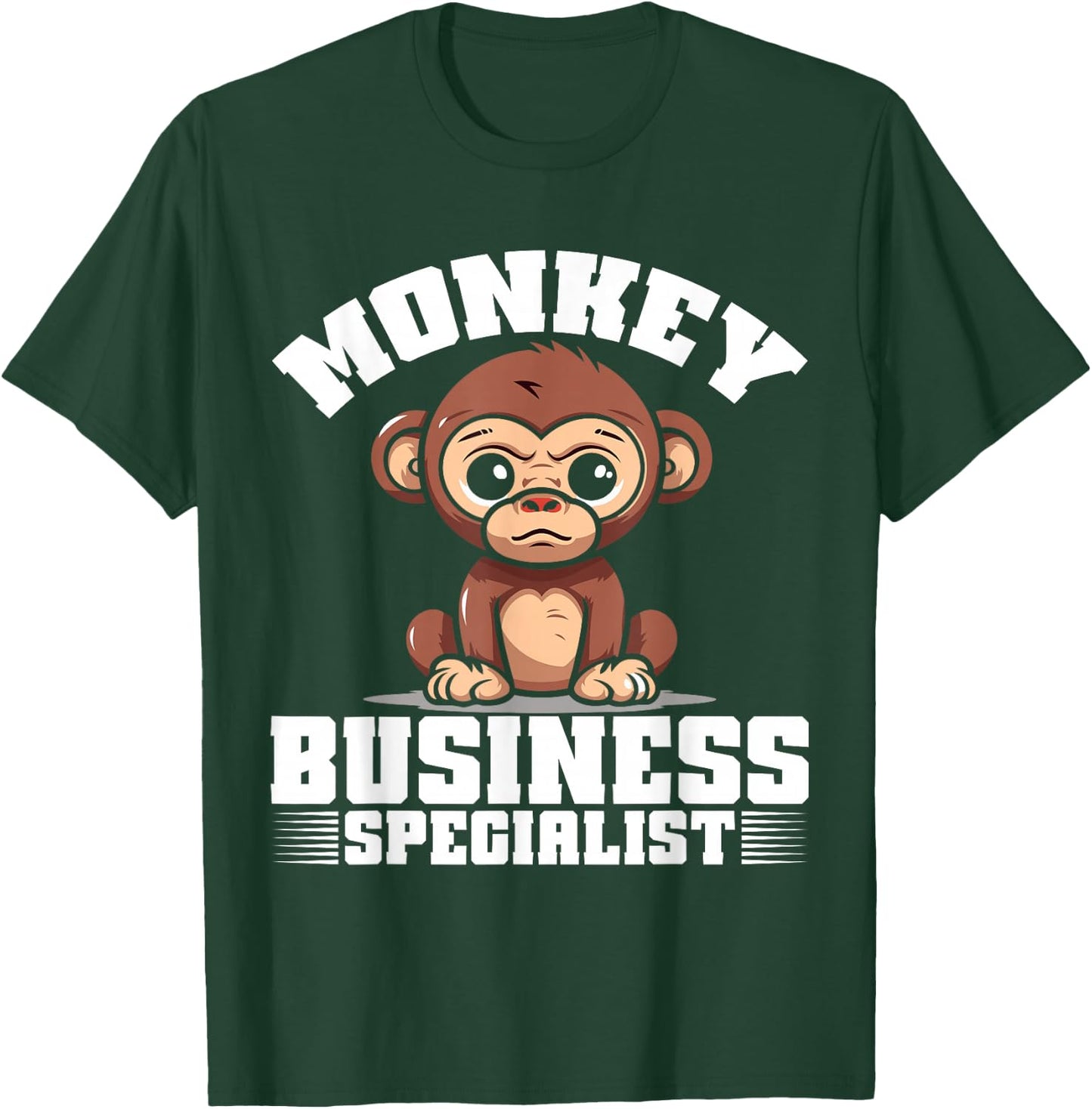 Monkey Business Specialist Monkey T-Shirt - T-Shirt | Forest