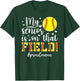 Proud Softball Senior Mama Softball Senior Mom 2026 T-Shirt - T-Shirt | Forest
