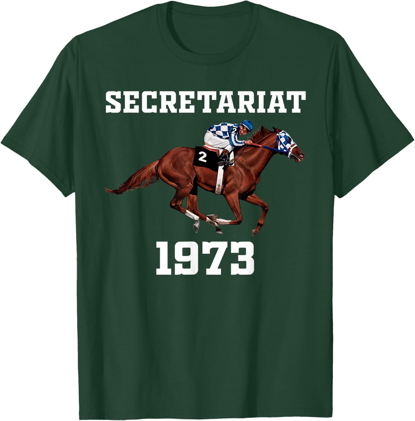 Secretariat 1973 horse racing T-Shirt - T-Shirt | Forest