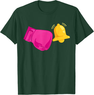 Last Chemo Ring The Bell And Run Like Hell Breast Cancer T-Shirt - T-Shirt | Forest