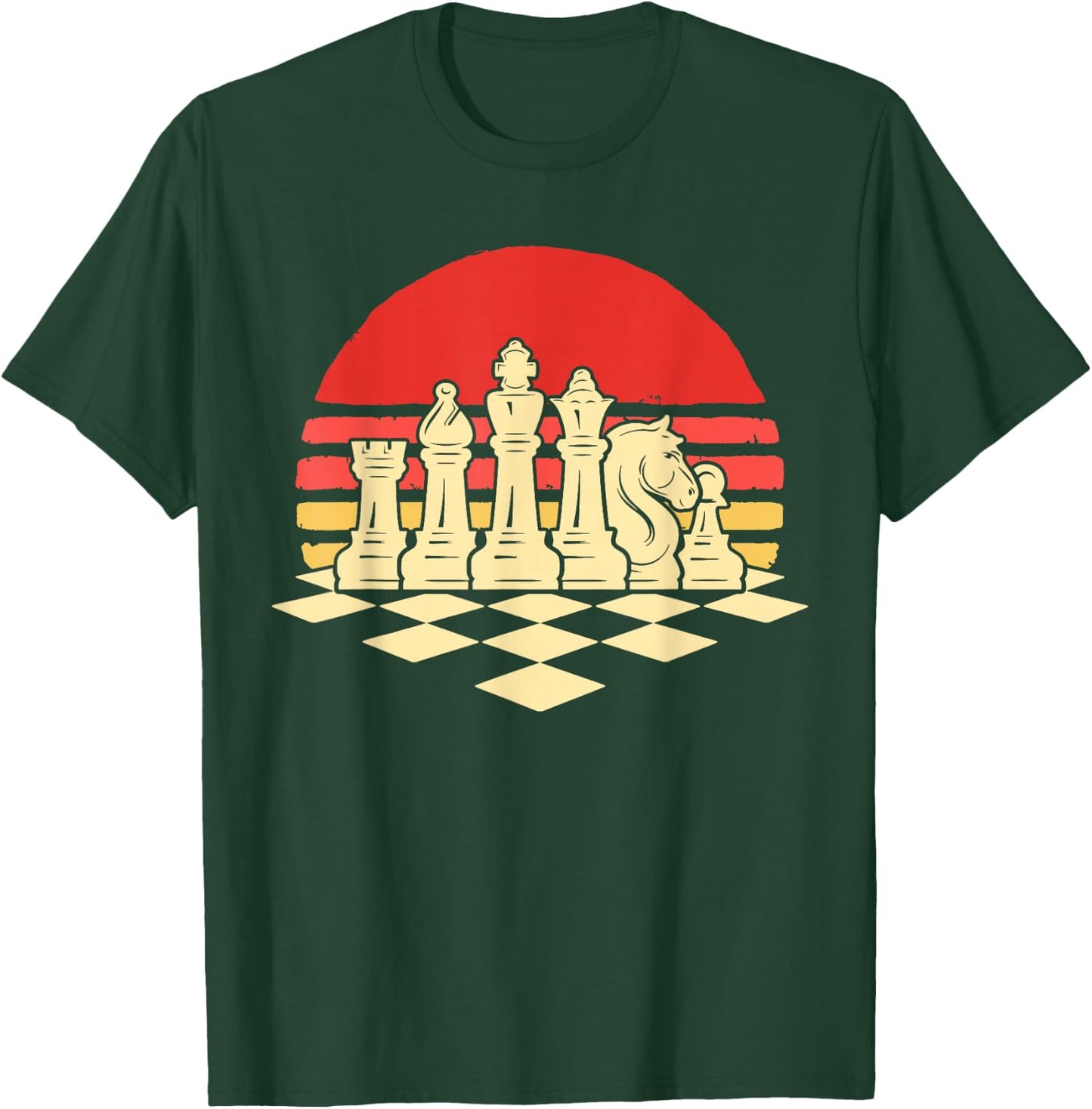 Chess Sunset T-Shirt - T-Shirt | Forest