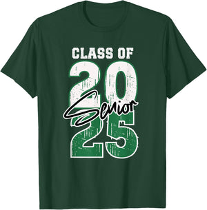 Class of 2025 Senior - Graduation 2025 Green T-Shirt - T-Shirt | Forest
