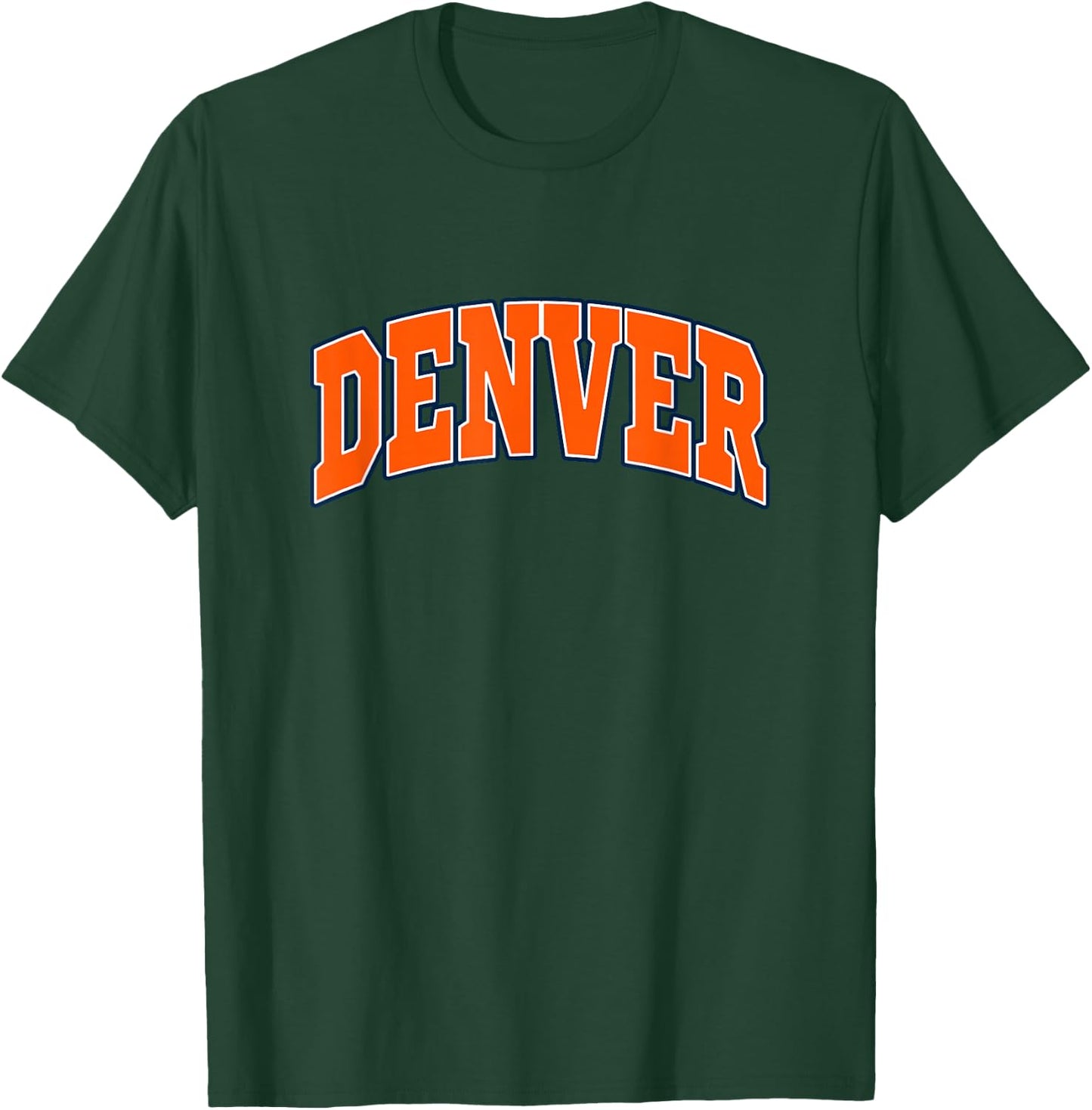 DENVER - Throwback Design - Classic T-Shirt - T-Shirt | Forest
