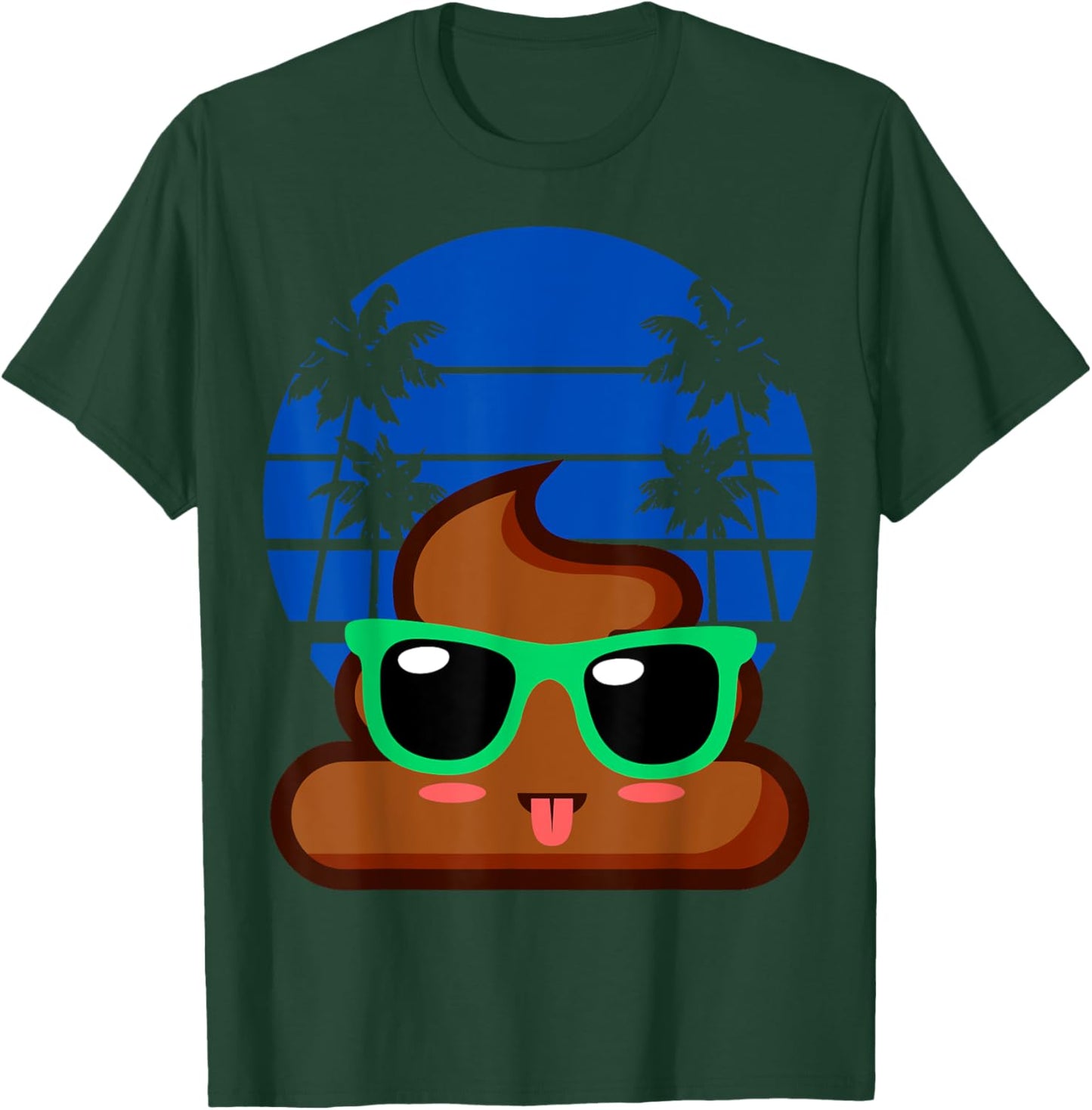 POOP EMOTICON Birthday party favors Poo for Kids T-Shirt - T-Shirt | Forest