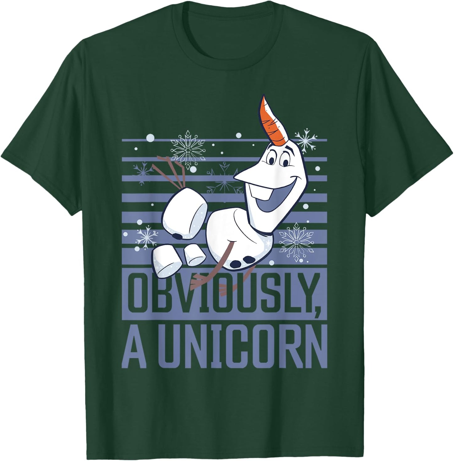 Disney Frozen 2 Olaf Obviously A Unicorn T-Shirt - T-Shirt | Forest