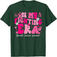 In My Fighting Era Breast Cancer Awareness Warrior Groovy T-Shirt - T-Shirt | Forest