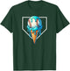 Home Plate Drip - Ice Cream Dripping, Softball & Baseball T-Shirt - T-Shirt | Forest