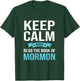 Book Of Mormon LDS Missionary Church of Latter Day Saints T-Shirt - T-Shirt | Forest