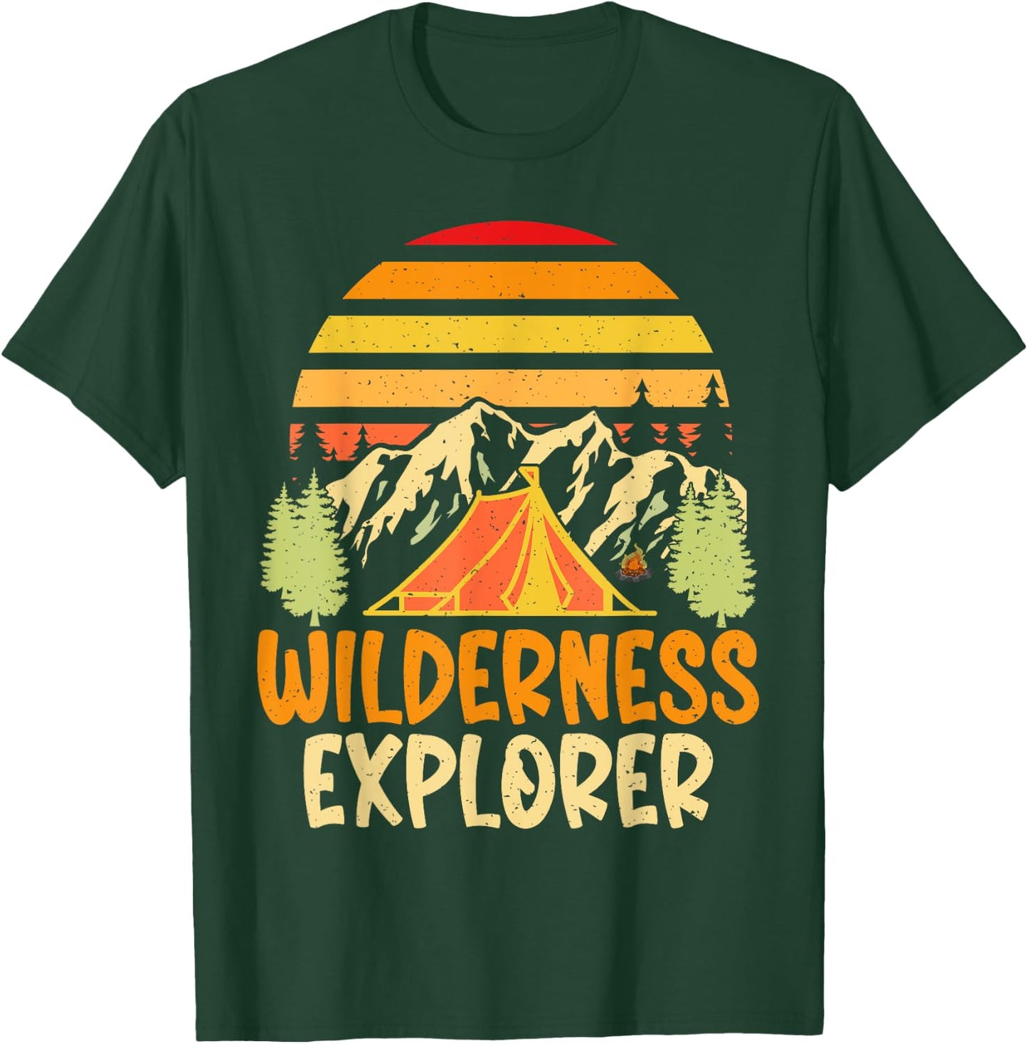 Wilderness Explorer Hiking T-Shirt - T-Shirt | Forest