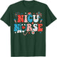NICU Nurse 4th Of July American Flag Patriotic Nicu Nurse T-Shirt - T-Shirt | Forest