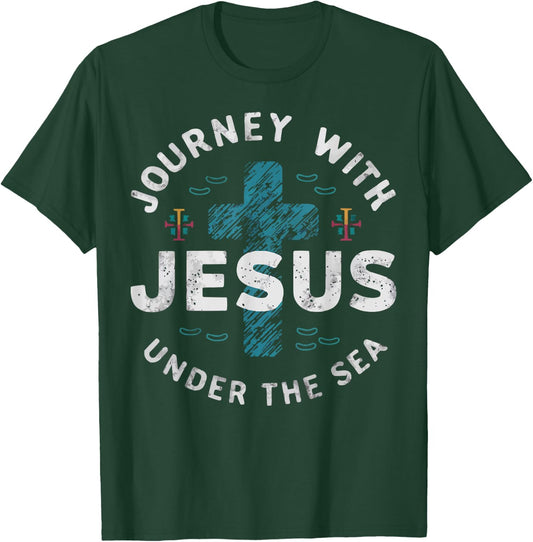 Scuba VBS Squad Vacation Bible School Christian Teacher T-Shirt - T-Shirt | Forest