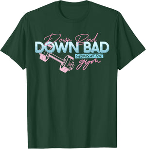 Down Bad Crying at the Gym Vintage T-Shirt - T-Shirt | Forest