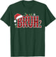 Bruh Christmas Plaid Gifts For Teens Boys Kids Xmas Pajamas T-Shirt - T-Shirt | Forest