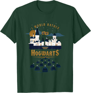 Harry Potter I Would Rather Be At Hogwarts T-Shirt - T-Shirt | Forest