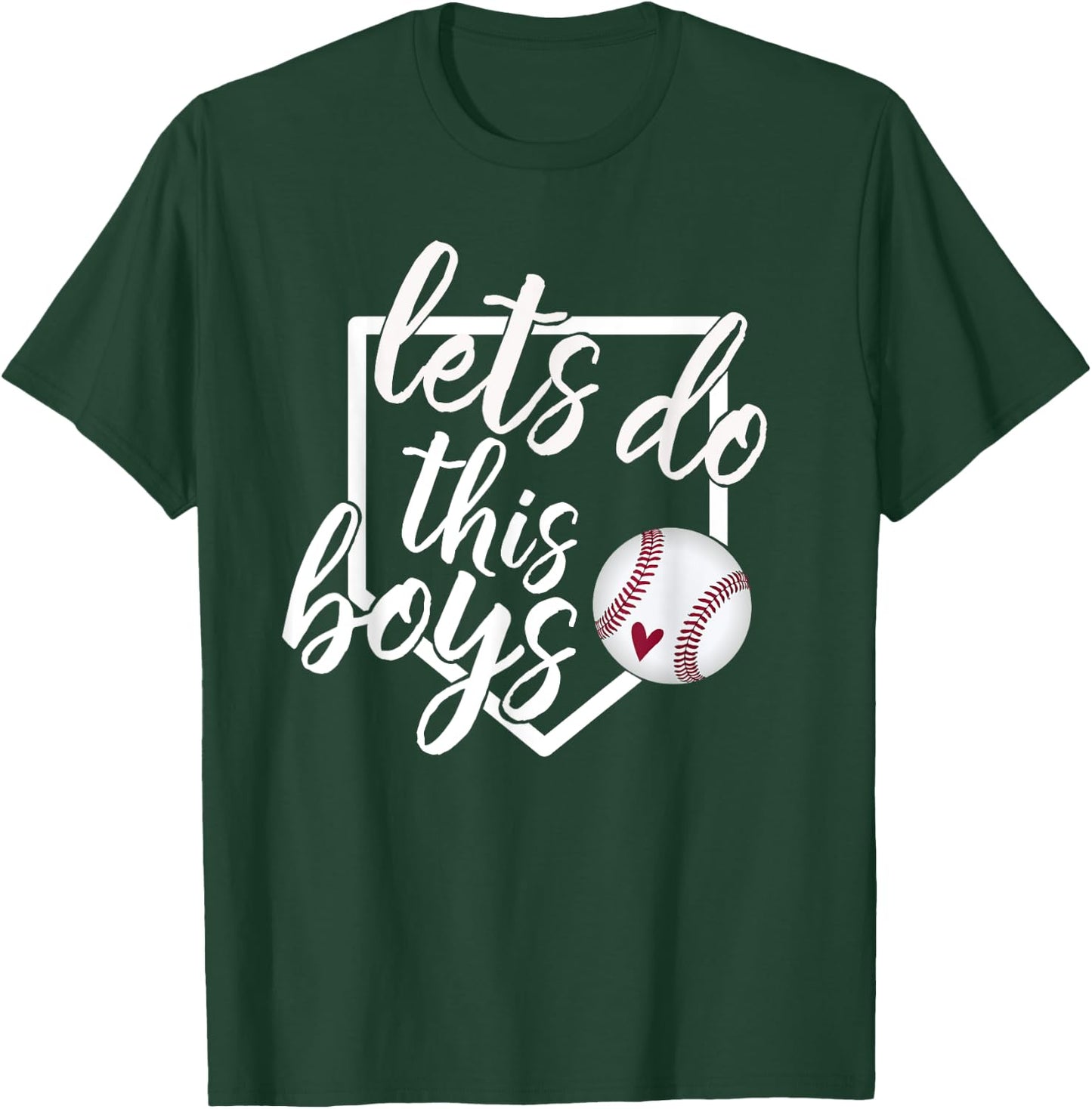 Baseball Mom Shirt Baseball Gift Let's Do This Boys T-Shirt - T-Shirt | Forest