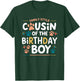 Cousin of the Birthday Boy Dog Paw Family Matching T-Shirt - T-Shirt | Forest