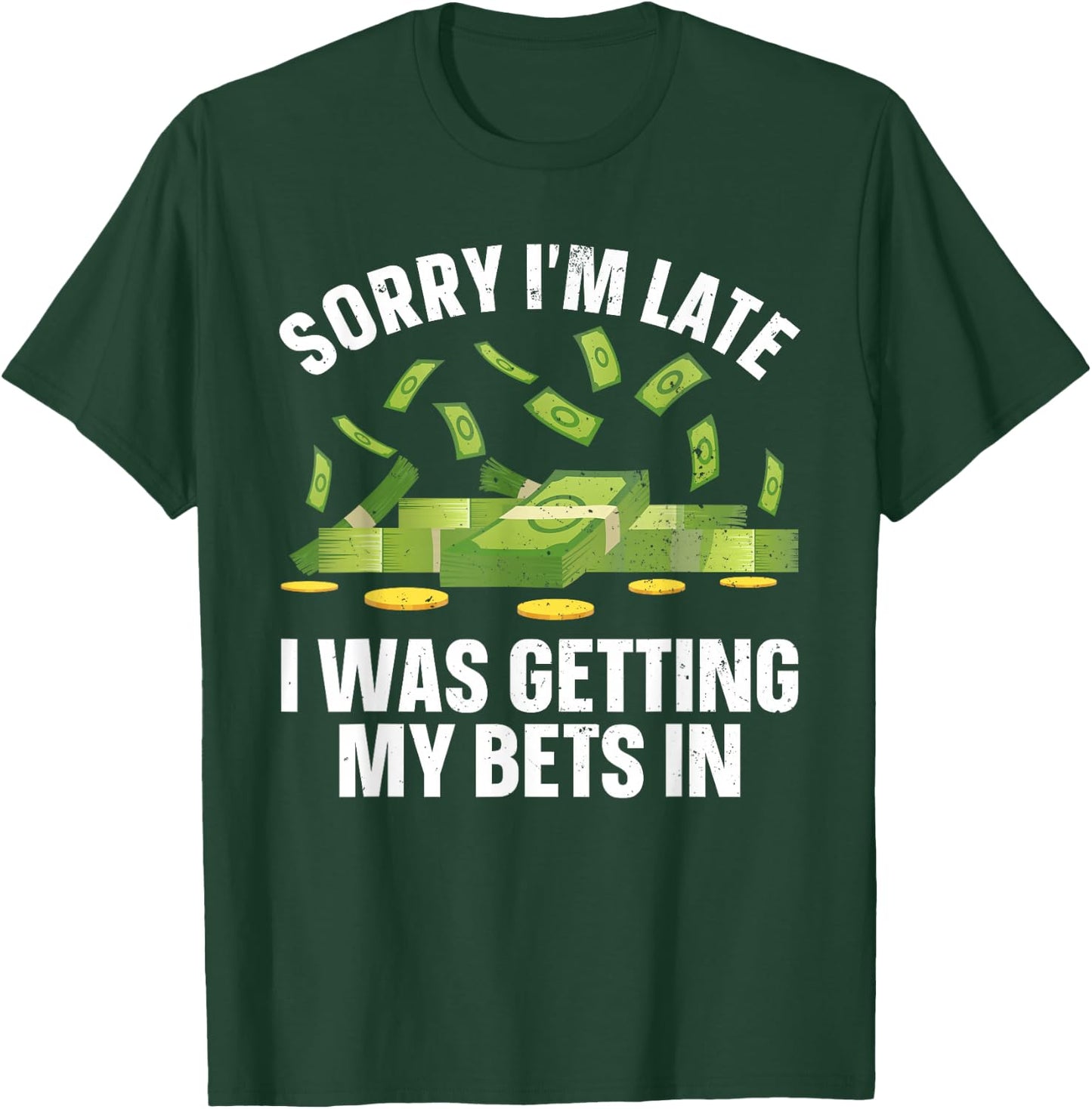Funny Sports Betting Design Women Sports Gambling T-Shirt - T-Shirt | Forest