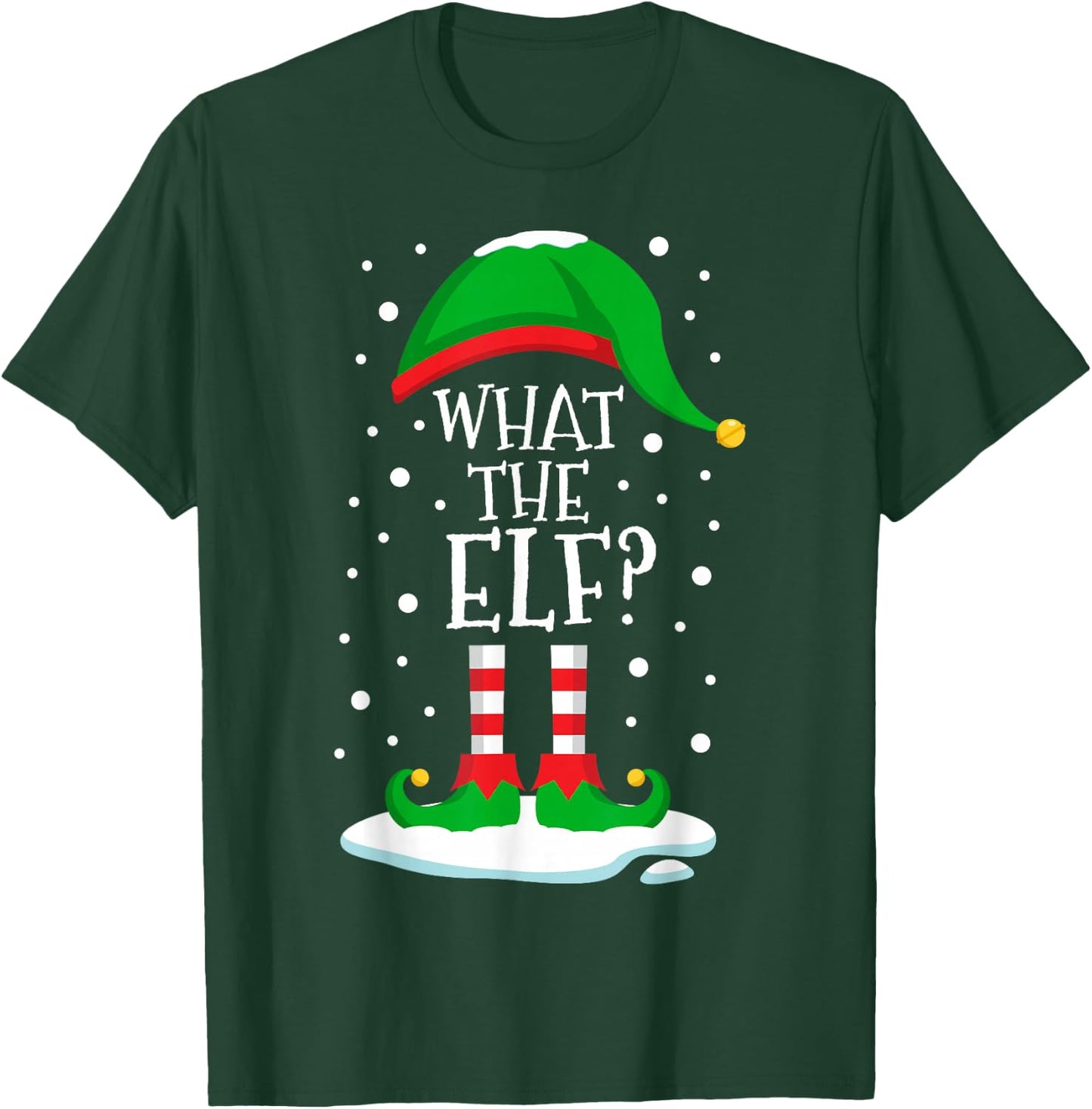 What The Elf Christmas Family Matching Xmas Group Funny T-Shirt - T-Shirt | Forest