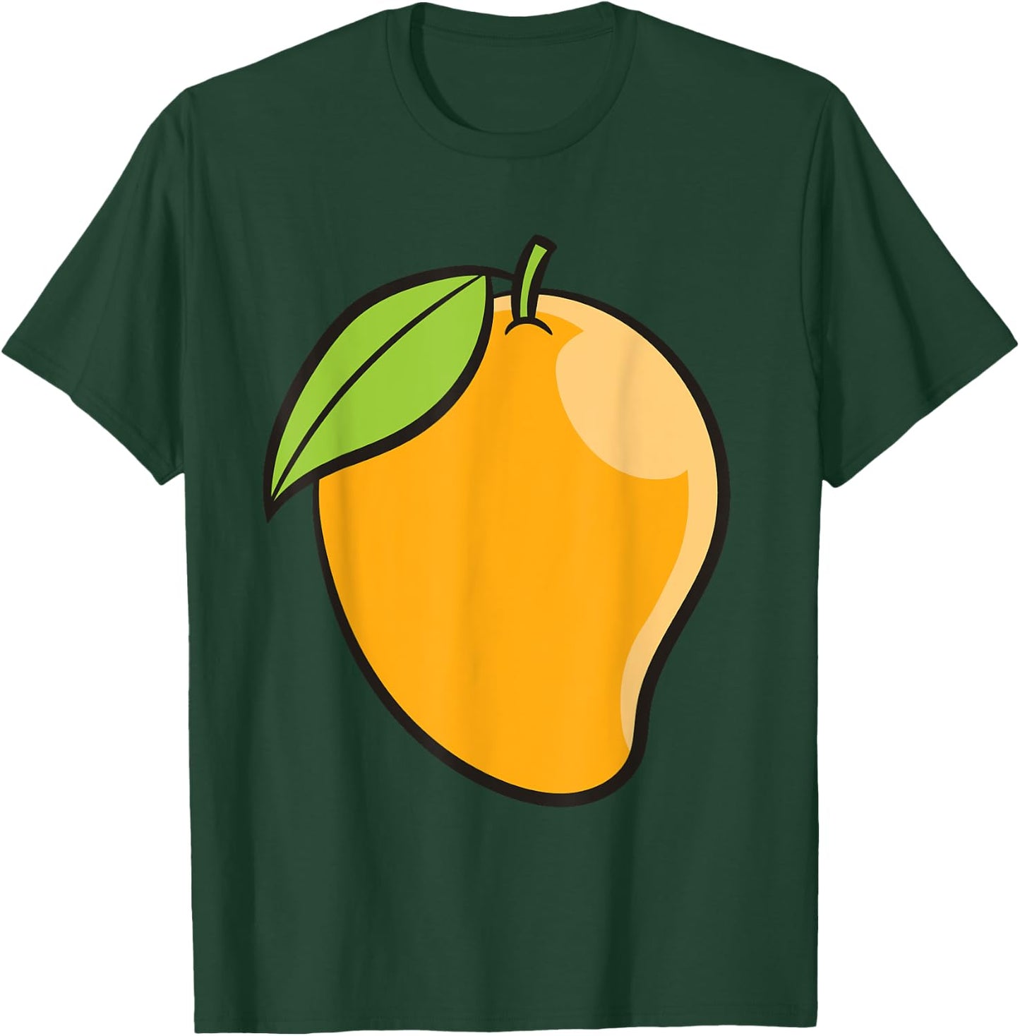Mango Costume Lazy Halloween Costume Funny Mango T-Shirt - T-Shirt | Forest